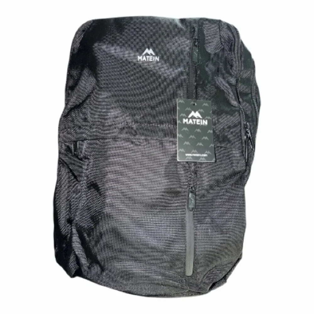 Matien Black Backpack Carry On Travel Bag 17 inch New